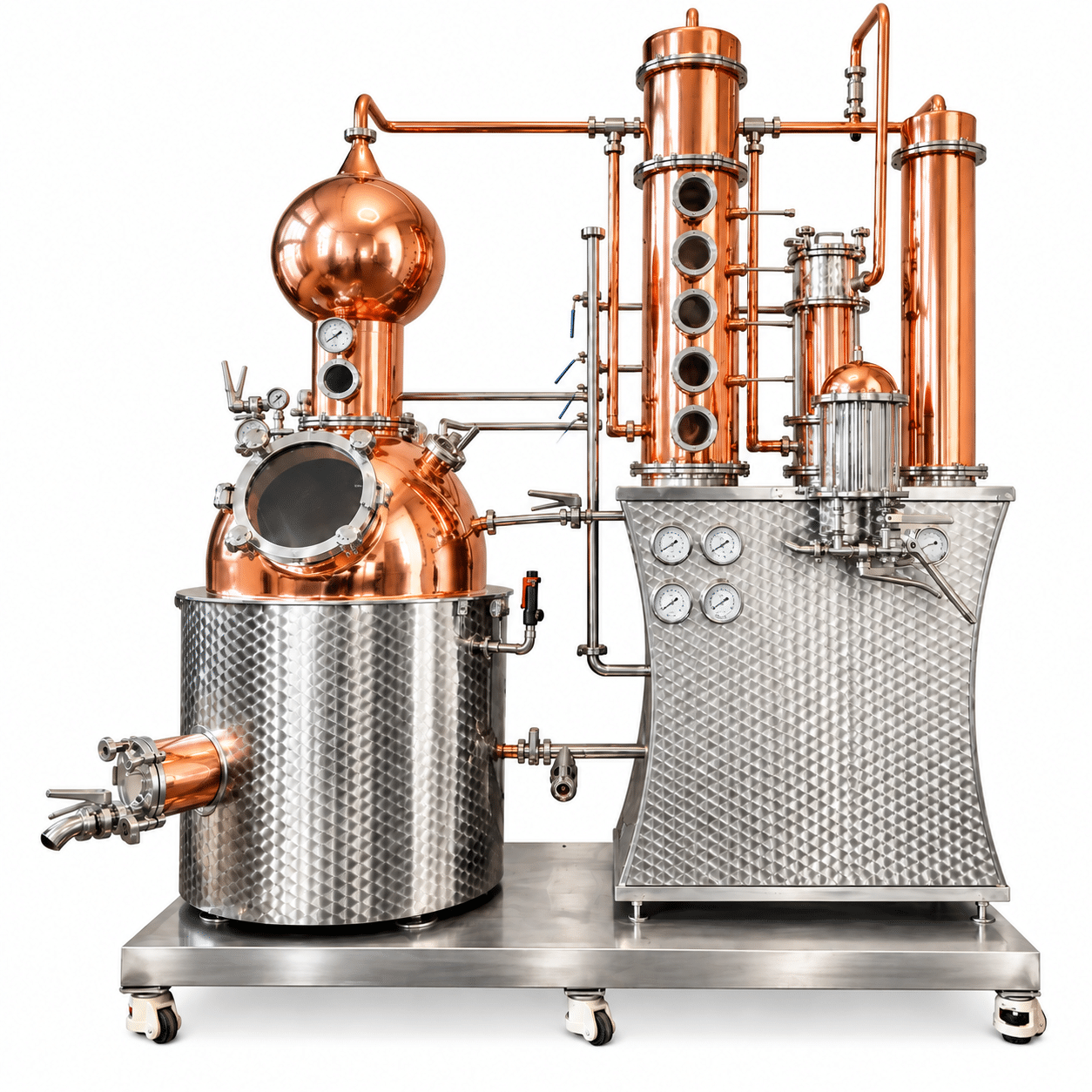 13.png 300L Copper Fruit Brandy Still with Gin Basket | Commercial Craft Distillery - Image 1