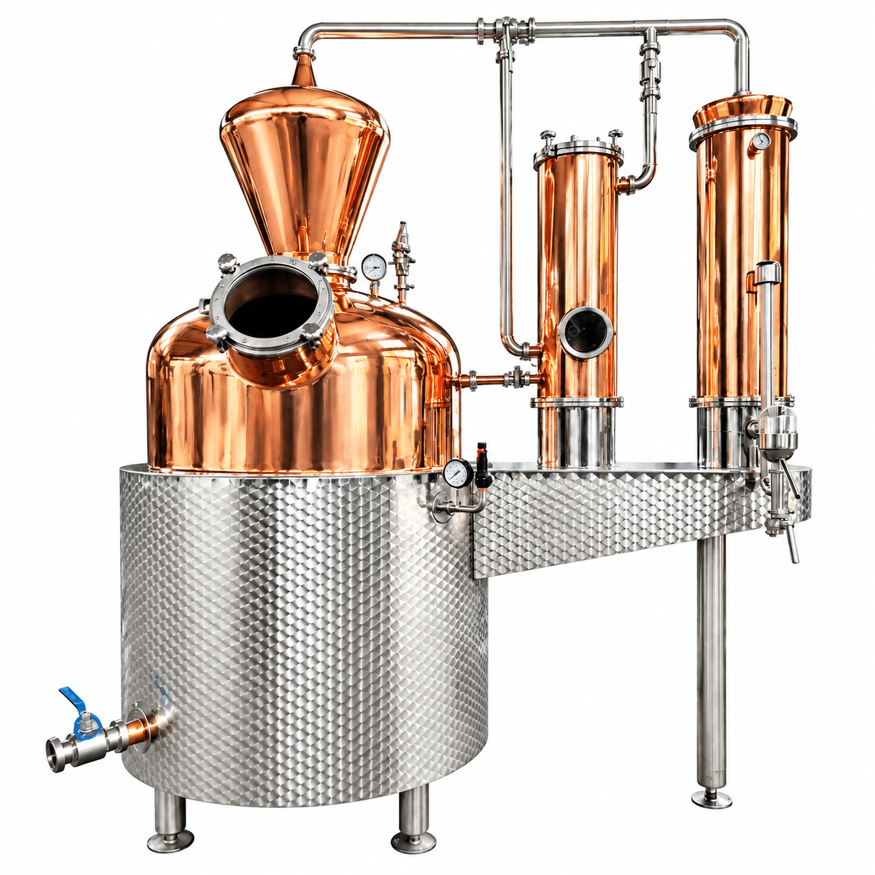 43.png Εξοπλισμός Απόσταξης 500L Craft Distillery, Σταθερό Απόσταξης Καλαθιού Τζιν - Εικόνα 1