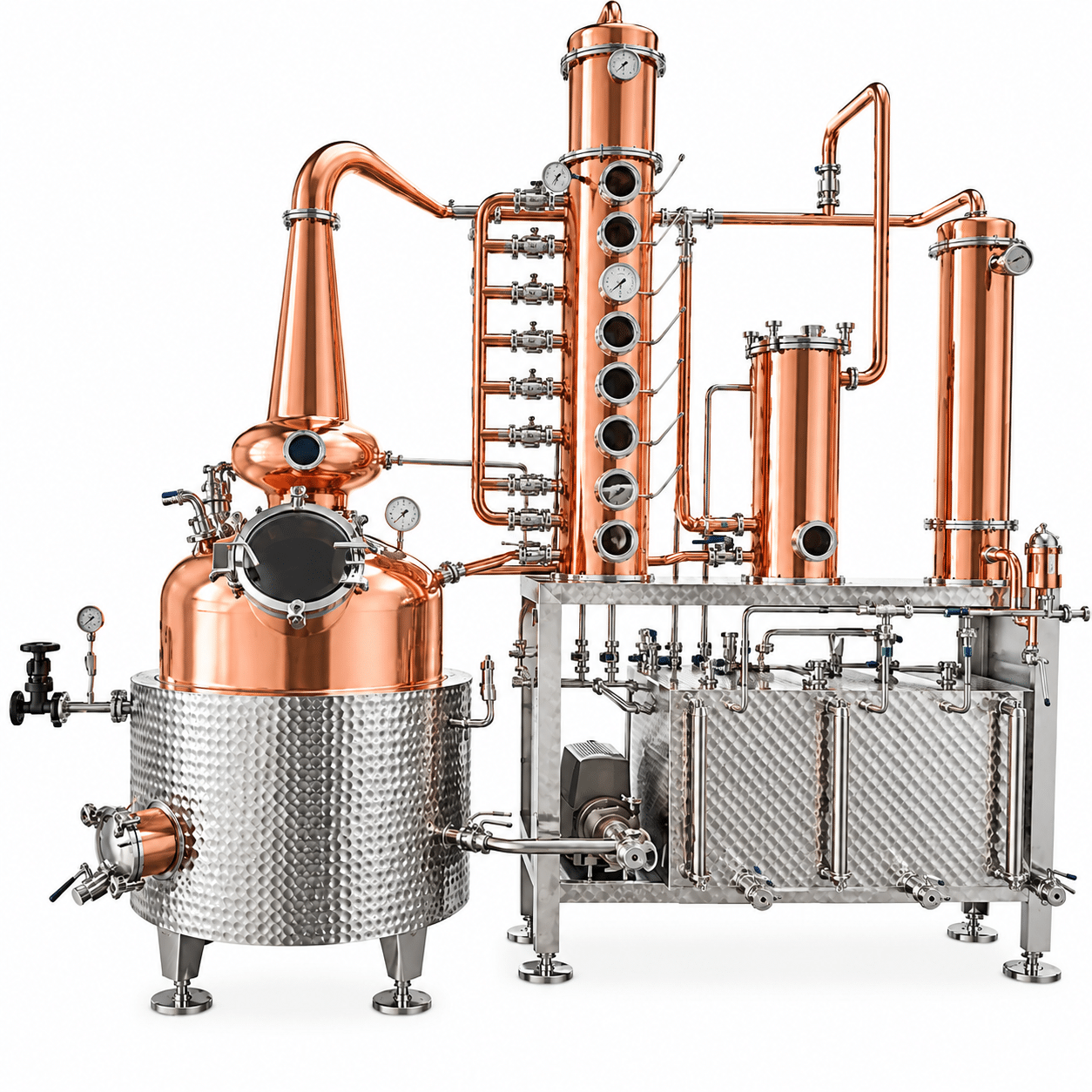 29.png Alambique de Columna de Reflujo de Cobre de 600L | Equipo de Destilería para Vodka, Ginebra y Whisky - Imagen 1