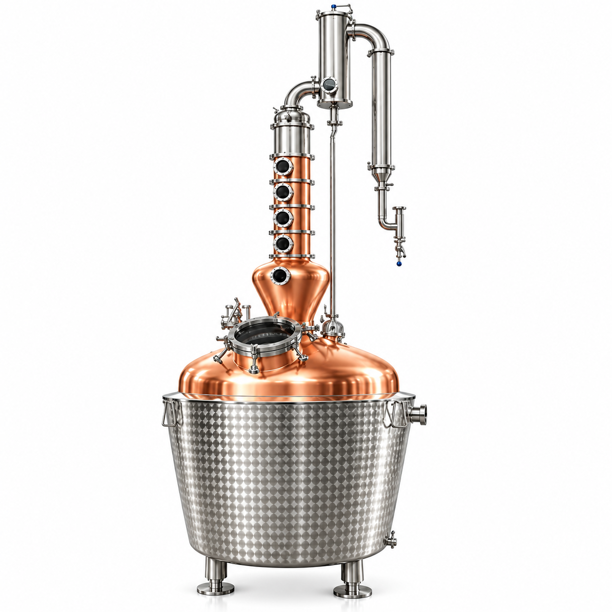 20.png Trealamh Díscaoilte Uathoibríoch Iomlán 450L do Bhrandy/Whiskey, Barántas 3 Bliain - Íomhá 1