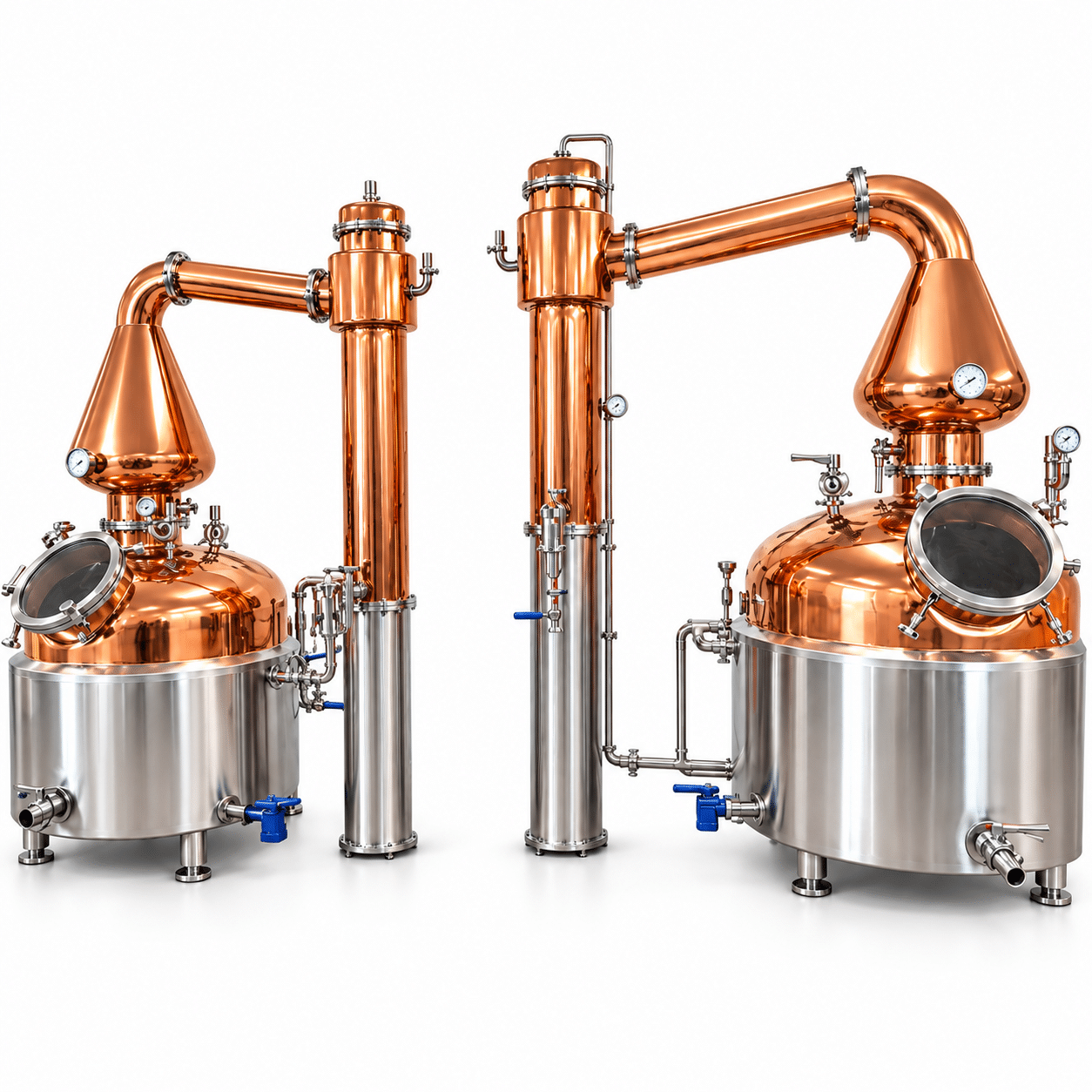 17.png 500L Vollautomatischer Kupfer-Whiskey-Gin-Brandy-Destillierer – Bild 1
