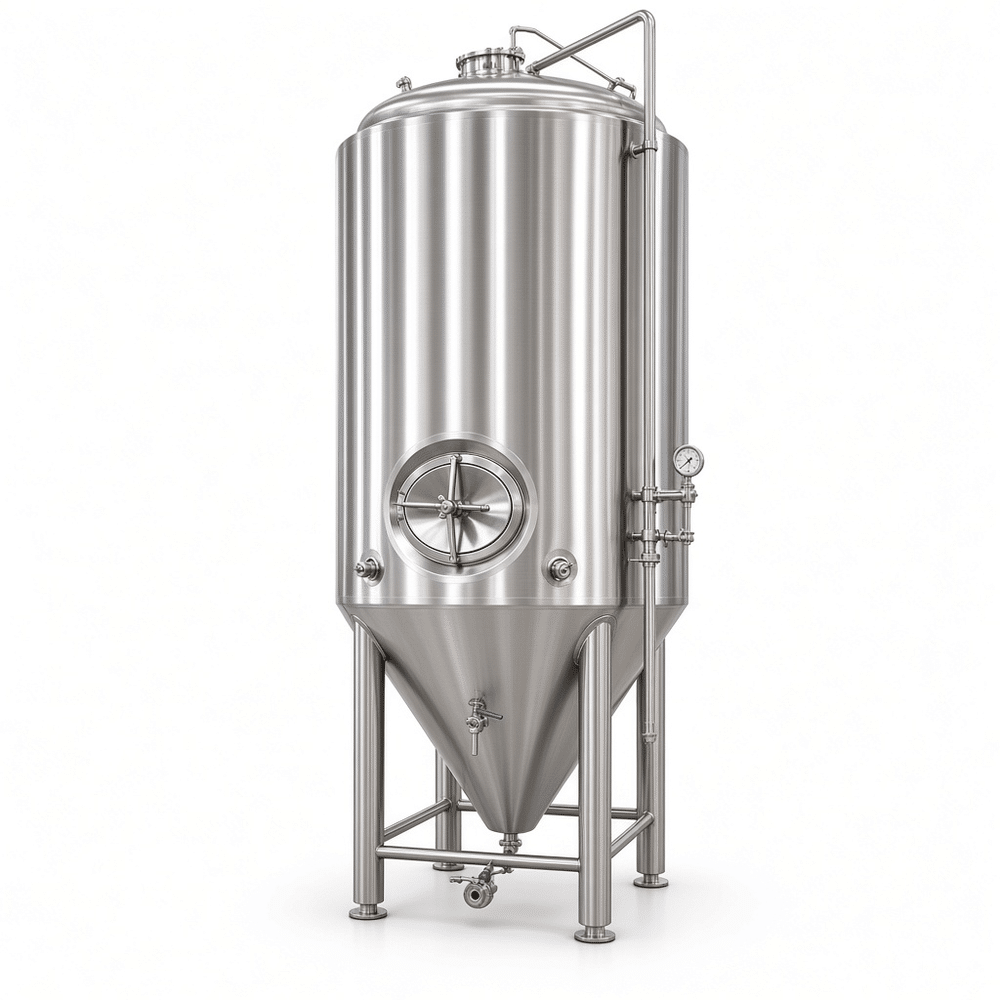 A (513).png Konischer Bierfermenter-Tank 1000L 1500L 2000L 3000L mit Kühlmantel – Bild 1