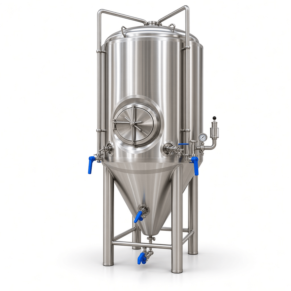 A (1229).png CE-zertifizierter 600L SUS304 konischer Bierfermenter mit Kühlmantel – Bild 1