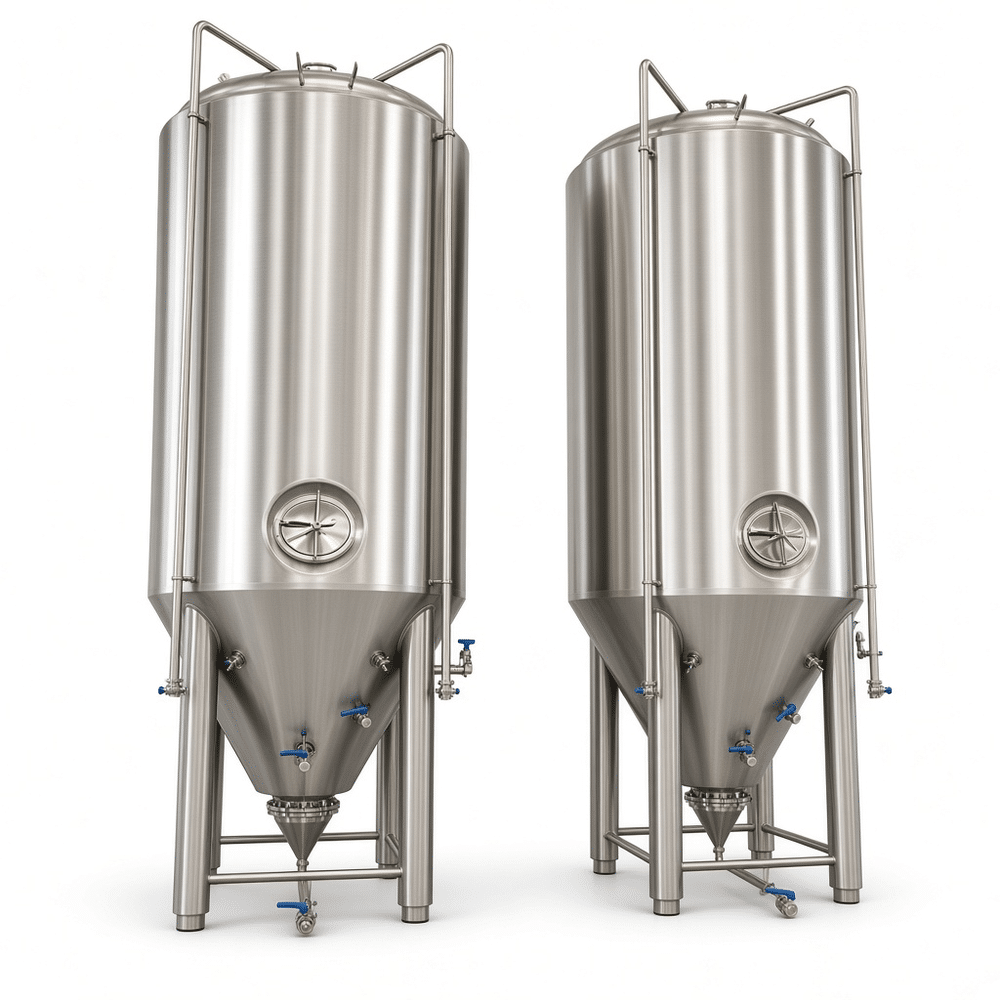 A (2061).png 1000L 10HL SUS304 Jacketed Conical Beer Fermenter for Microbrewery - Image 1