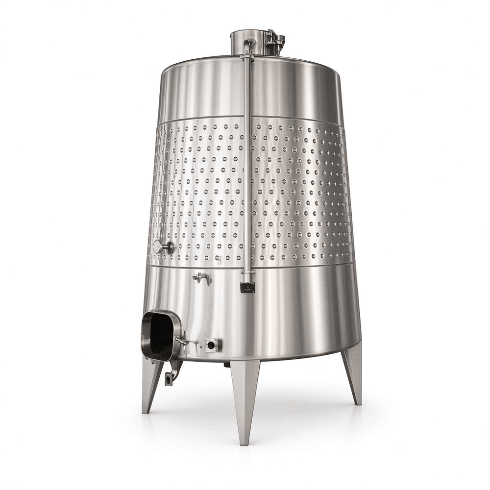 A (2104).png 7500L Jacketed Cooling Red Wine Fermentation Tank for Winery Brewing - Image 1