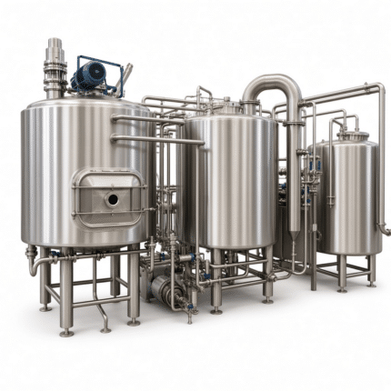 1000L–2000L 交鑰匙商用釀酒系統，含發酵罐