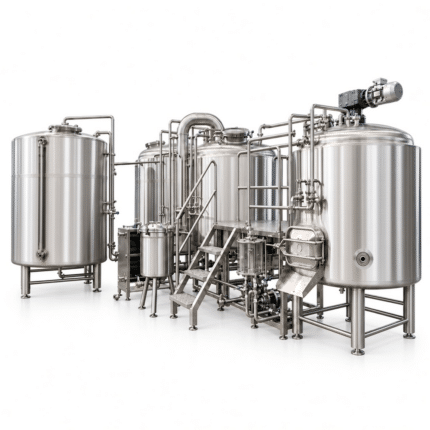 Brasserie commerciale 10BBL à 2 cuves en acier inoxydable pour brasseries artisanales