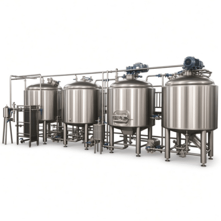Sistema de Tanque de Fermentação para Cervejaria Artesanal de 2000L-5000L, SUS304 com Controle