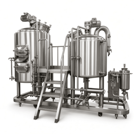 2000 لتر 20BBL 20HL معدات مصنع الجعة الحرفي الجاهزة نظام تخمير الجعة من الفولاذ المقاوم للصدأ
