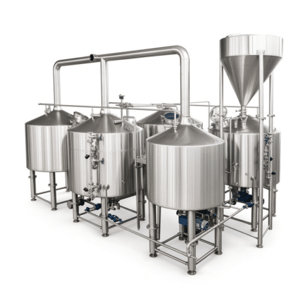 Planta de Cervejaria Automatizada de 5000L para Produção Comercial de Cerveja