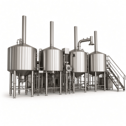 Zanaat Bira Fabrikaları ve Taproomlar için 500L Buhar Isıtmalı 2-Kaplı Bira Evi