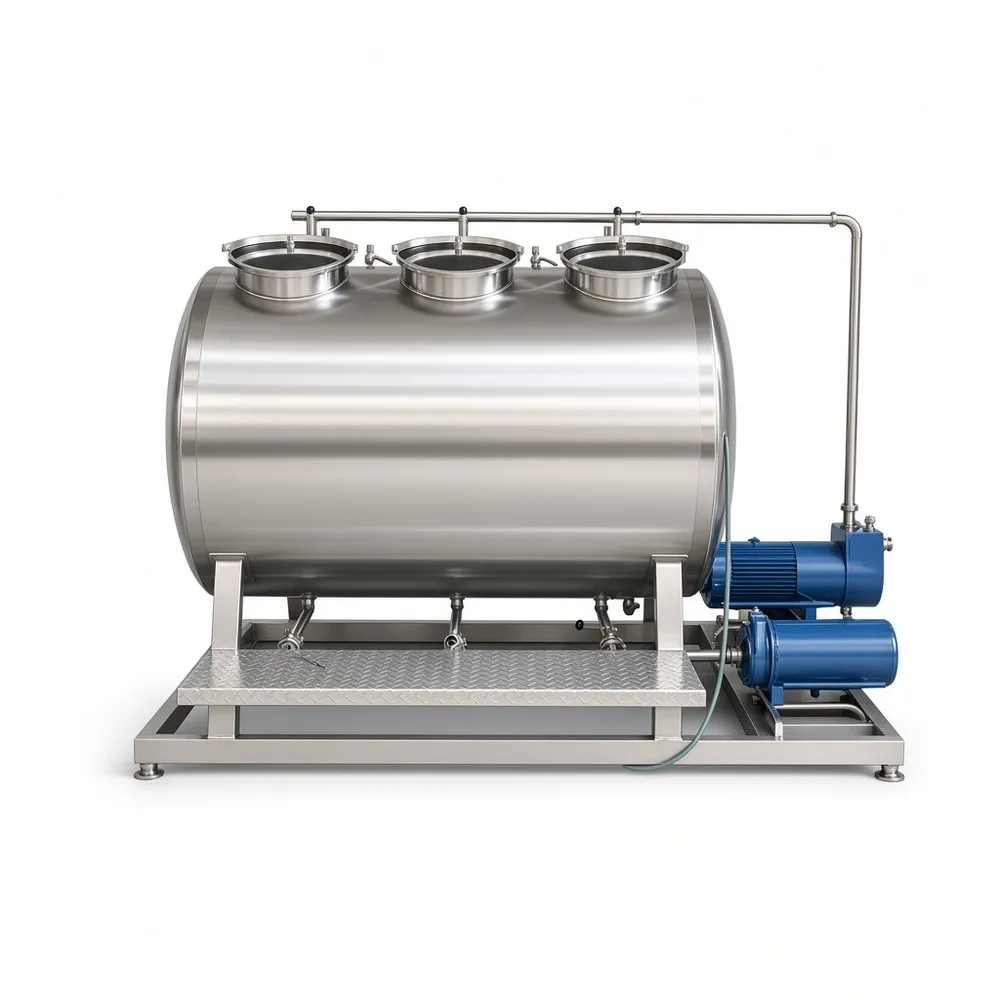 CIP (192).webp Sistem CIP Pemanasan Uap Otomatis Stainless 300L untuk Jalur Jus - Gambar 1