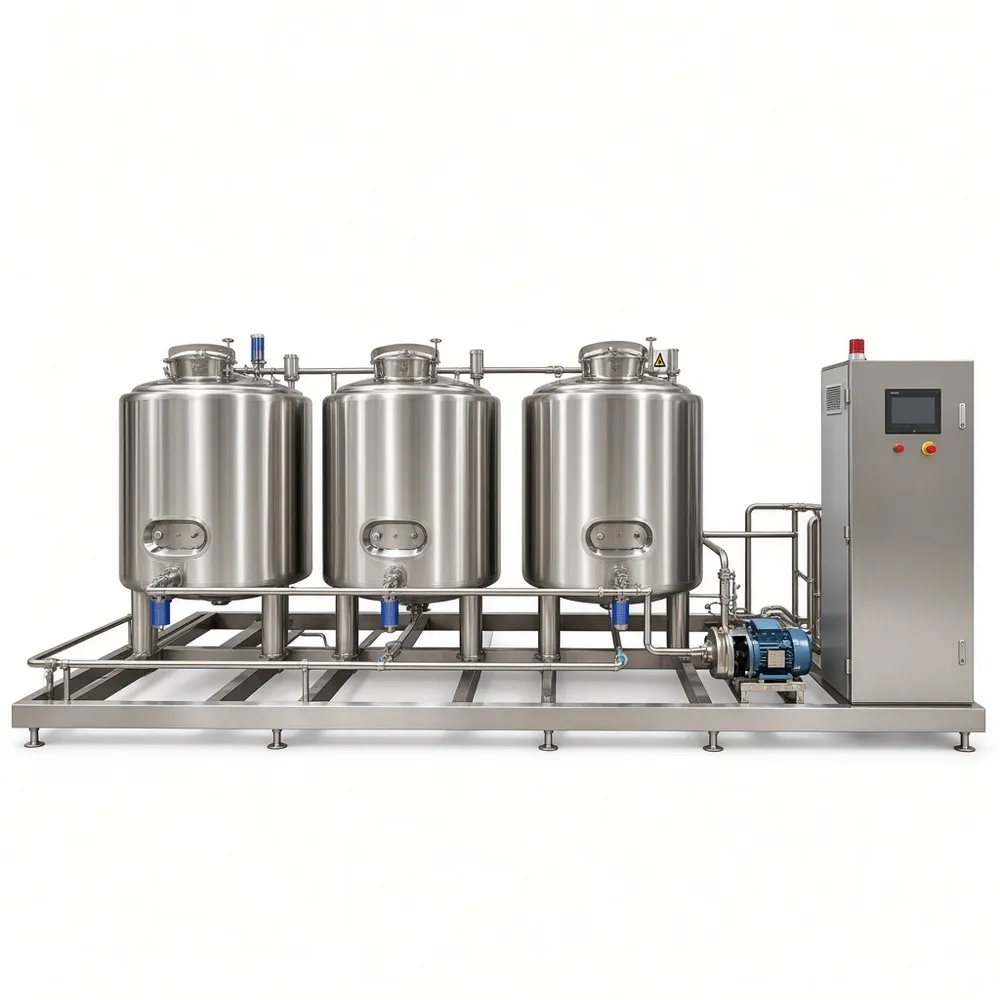 CIP (156).webp Automatic Stainless Steel CIP System for Milk and Juice Cleaning - Image 1